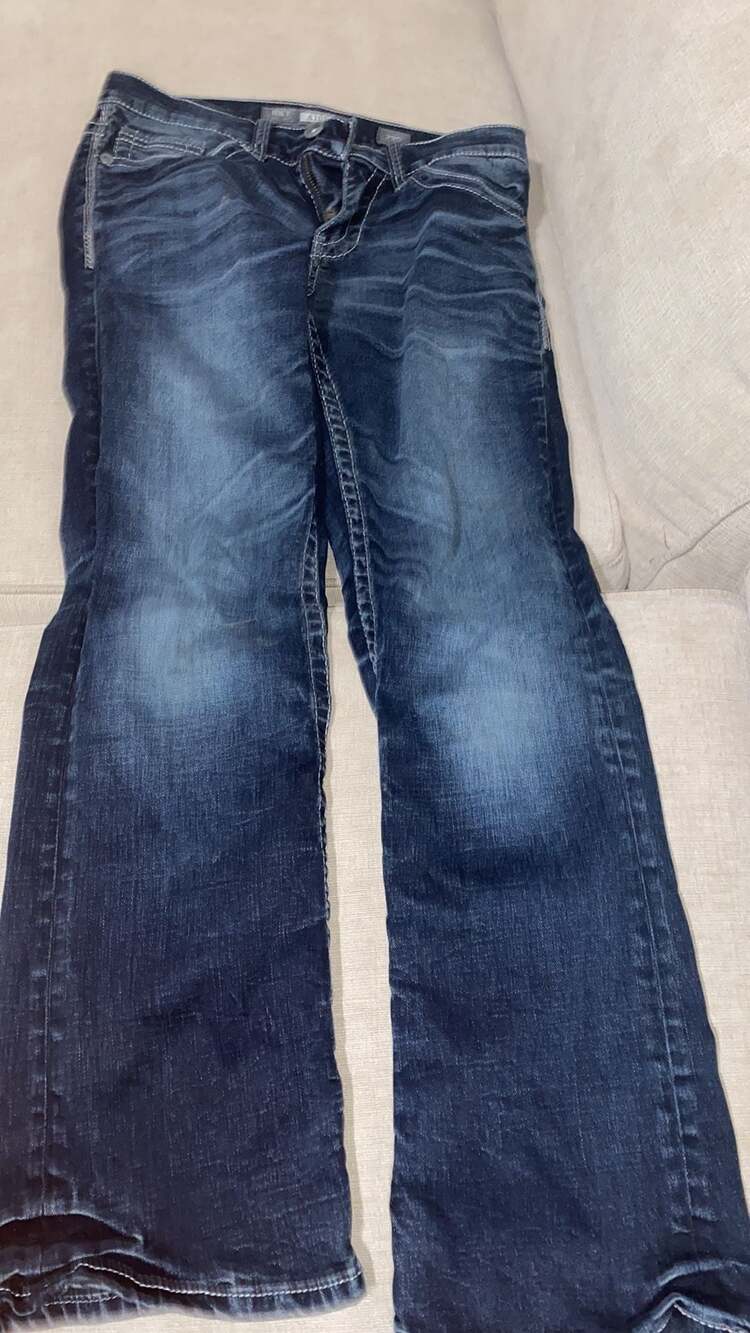 BKE Jake Distressed Bootcut Jeans